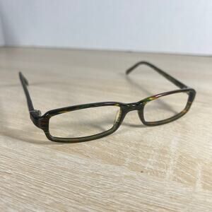 Prada VPR06G 6AK-1O1 Eyeglasses Frames Only Green Brown 52-17-135 Italy